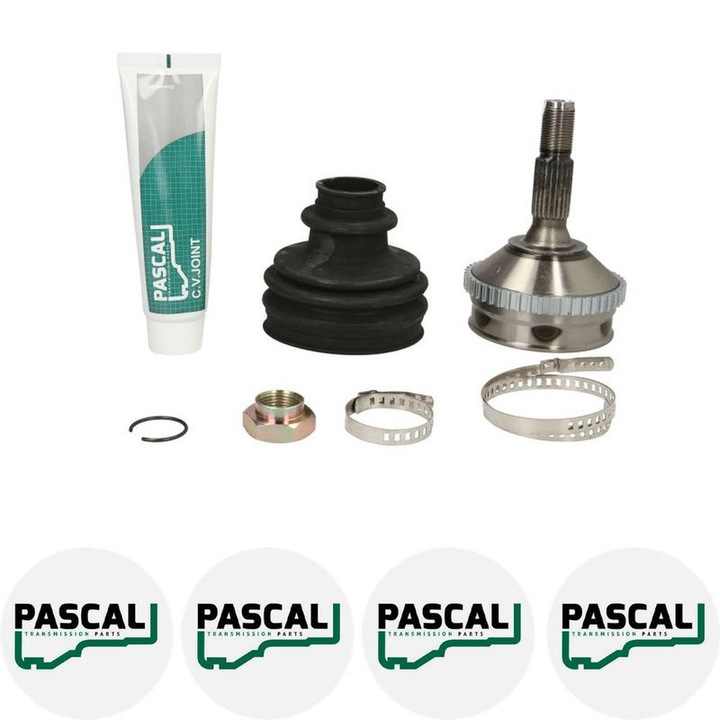 Cap planetara Set articulatie PEUGEOT 206 Saloon 1.4 KFW (TU3JP), KFV (TU3A) 2007/03 - n/a KW 55 CP 75 CMC 1360, Pascal G1P030PC, 4x Stickere