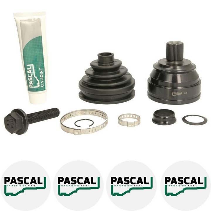 Cap planetara Set articulatie VW TRANSPORTER T4 Van (70A, 70H, 7DA, 7DH) 2.5 AAF, AEU, AEN, ACU 1990/11 - 2003/04 KW 81 CP 110 CMC 2461, Pascal G1W009PC, 4x Stickere