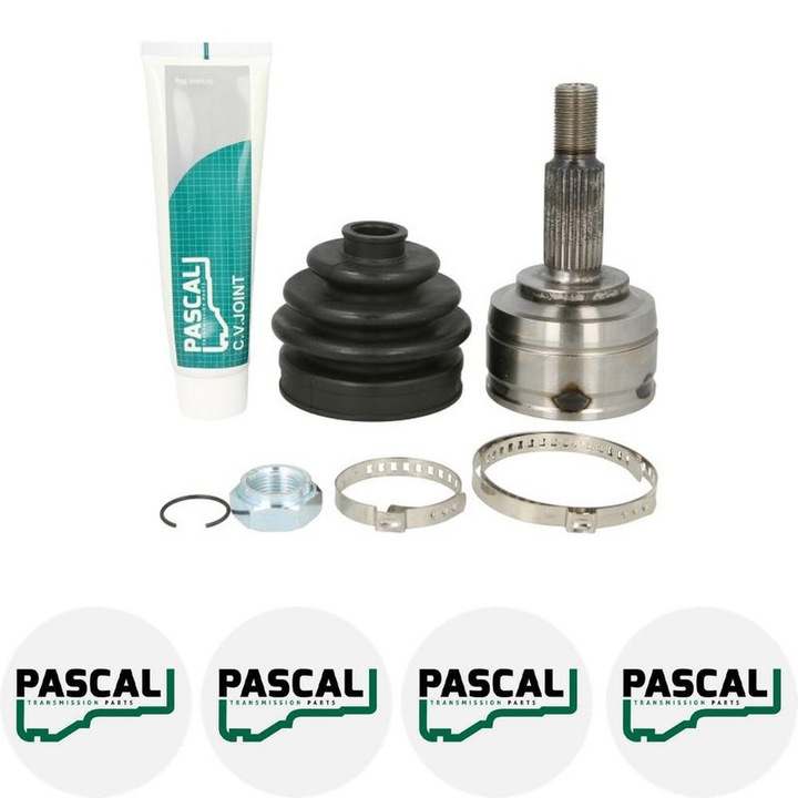 Cap planetara Set articulatie RENAULT MEGANE III Grandtour (KZ0/1) 1.5 dCi (KZ0C, KZ1A) K9K 834 2009/05 - 2015/08 KW 66 CP 90 CMC 1461, Pascal G1R034PC, 4x Stickere