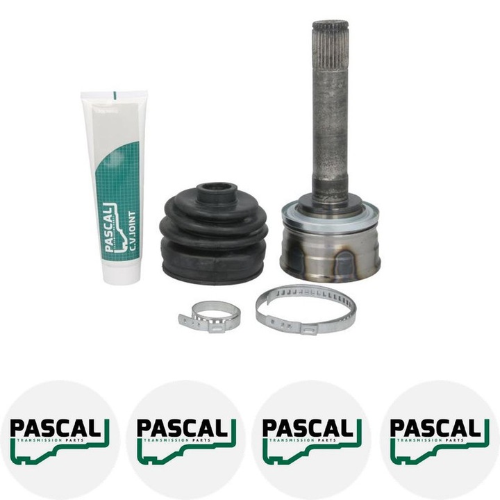 Cap planetara Set articulatie MITSUBISHI L200 (K3_T, K2_T, K1_T, K0_T) 2.5 TD 4WD (K34T) 4D56-T 1992/11 - 1996/08 KW 64 CP 87 CMC 2477, Pascal G15033PC, 4x Stickere