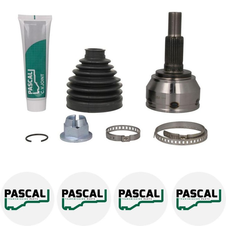 Cap planetara Set articulatie VW TOUAREG (7LA, 7L6, 7L7) 3.0 V6 TDI CASC, CASA 2007/11 - 2010/05 KW 176 CP 240 CMC 2967, Pascal G1W037PC, 4x Stickere