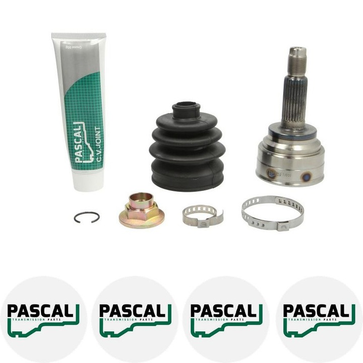 Cap planetara Set articulatie MAZDA 323 III Hatchback (BF) 1.7 D (BF7S) PN46 1987/01 - 1989/05 KW 42 CP 57 CMC 1720, Pascal G13001PC, 4x Stickere