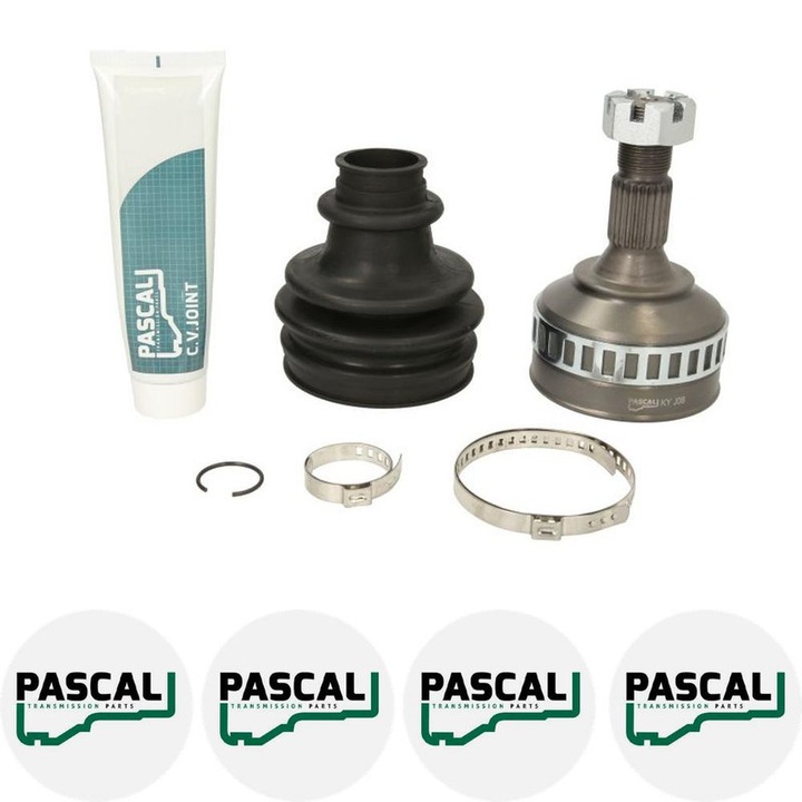 Cap planetara Set articulatie PEUGEOT PARTNER Box Body/MPV (5_, G_) 1.9 D DJY (XUD9A) 1996/06 - 2002/12 KW 51 CP 69 CMC 1905, Pascal G1C008PC, 4x Stickere