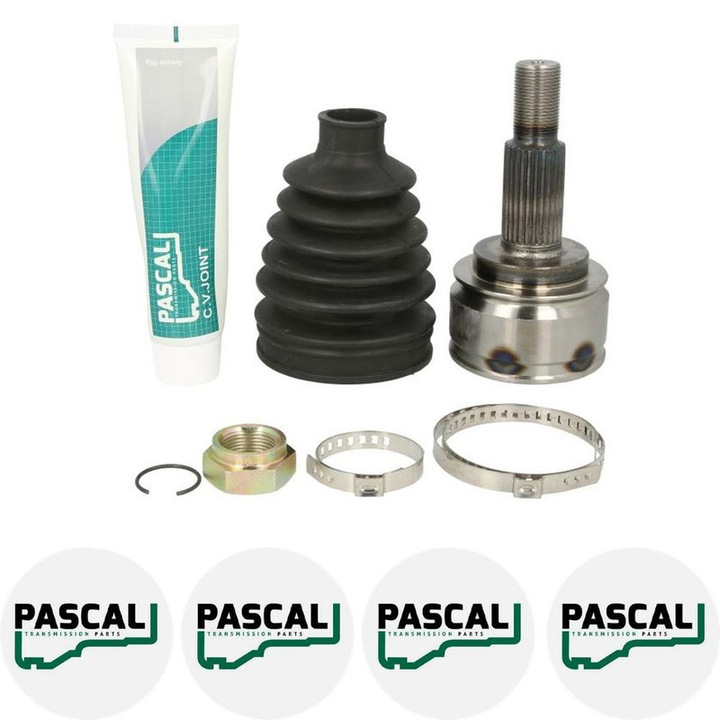 Cap planetara Set articulatie RENAULT MEGANE I (BA0/1_) 1.9 DTi F9Q 730 2000/02 - 2000/09 KW 60 CP 82 CMC 1870, Pascal G1R037PC, 4x Stickere