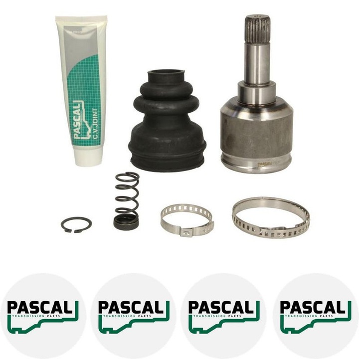 Cap planetara Set articulatie PEUGEOT 308 I (4A_, 4C_) 2.0 HDi RHR (DW10CB), RHR (DW10BTED4) 2007/09 - 2014/10 KW 100 CP 136 CMC 1997, Pascal G7P002PC, 4x Stickere