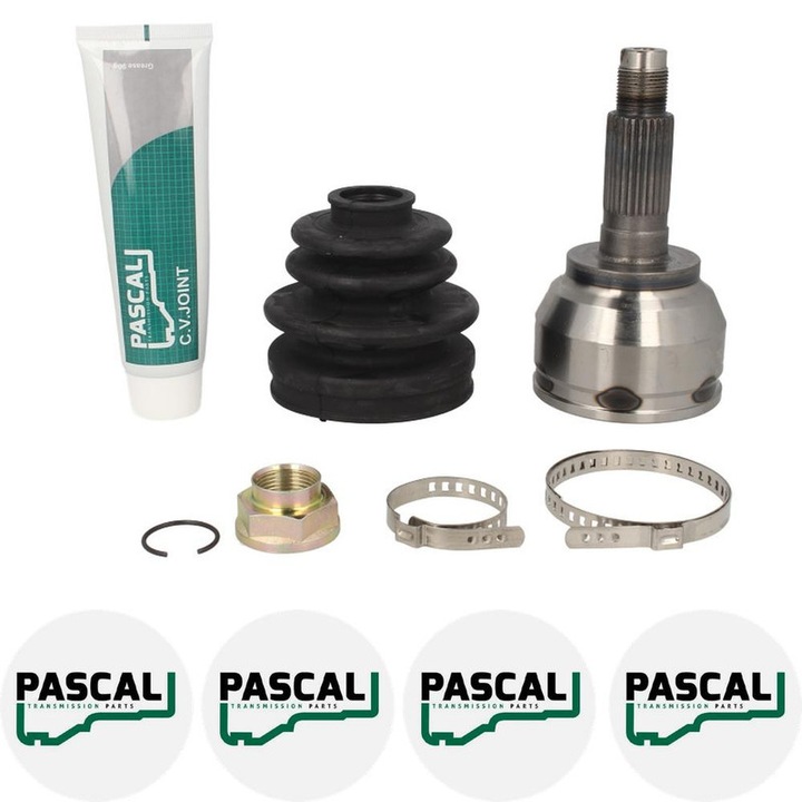 Cap planetara Set articulatie MAZDA 3 (BK) 2.0 (BK10F, BKEP) LF72, LFDE 2003/10 - 2006/06 KW 104 CP 141 CMC 1999, Pascal G13073PC, 4x Stickere