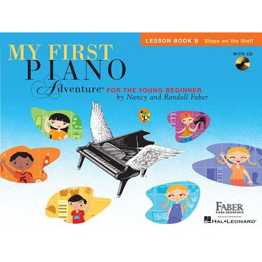 My First Piano Adventure, Lesson Book B: Steps on the Staff: For the Young Beginner [With CD (Audio)],