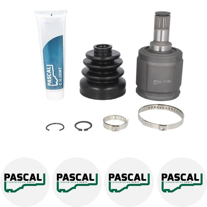 Cap planetara Set articulatie HONDA CIVIC VII Hatchback (EU, EP, EV) 1.4 iS (EP1, EU5, EU7) D14Z5, D14Z6 2000/11 - 2005/09 KW 66 CP 90 CMC 1396, Pascal G84017PC, 4x Stickere