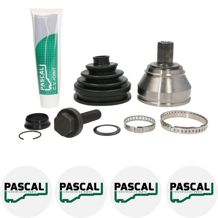 Cap planetara Set articulatie AUDI TT (8J3) 3.2 V6 quattro BUB, CBRA 2006/08 - 2010/06 KW 184 CP 250 CMC 3189, Pascal G1W050PC, 4x Stickere