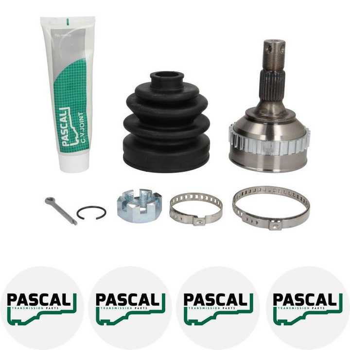 Cap planetara Set articulatie PEUGEOT 306 (7B, N3, N5) 1.9 SLD DJY (XUD9A) 1994/06 - 2001/05 KW 50 CP 68 CMC 1905, Pascal G1P013PC, 4x Stickere