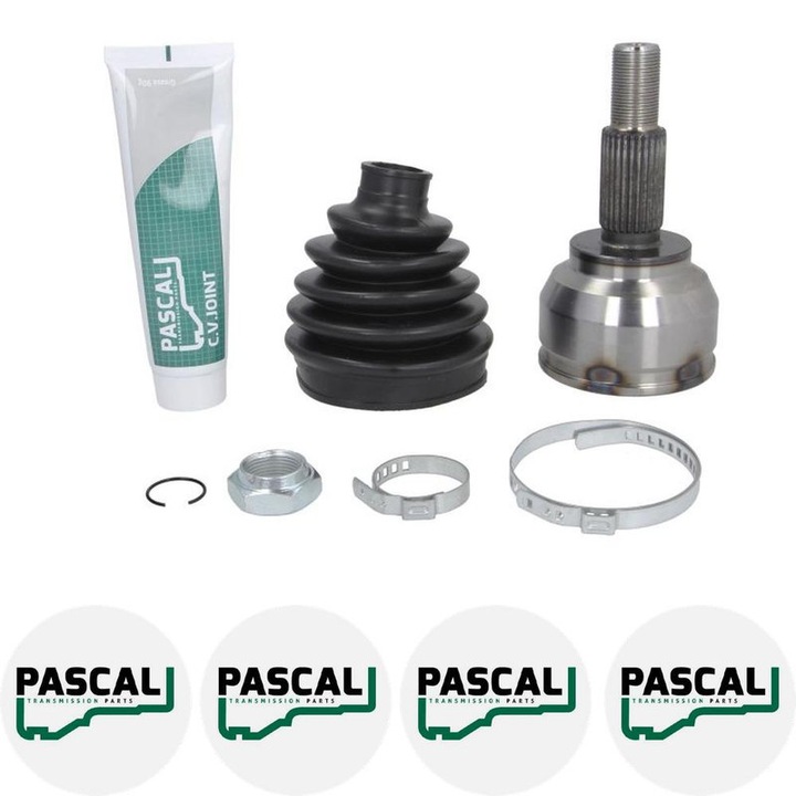 Cap planetara Set articulatie RENAULT LAGUNA II Grandtour (KG0/1_) 1.9 dCi (KG0E, KG0R) F9Q 752 2001/10 - 2005/05 KW 74 CP 100 CMC 1870, Pascal G1R018PC, 4x Stickere