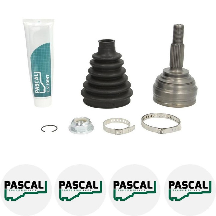 Cap planetara Set articulatie RENAULT MEGANE I (BA0/1_) 1.6 16V K4M 700, K4M 706 2001/11 - 2008/12 KW 81 CP 110 CMC 1598, Pascal G1R023PC, 4x Stickere