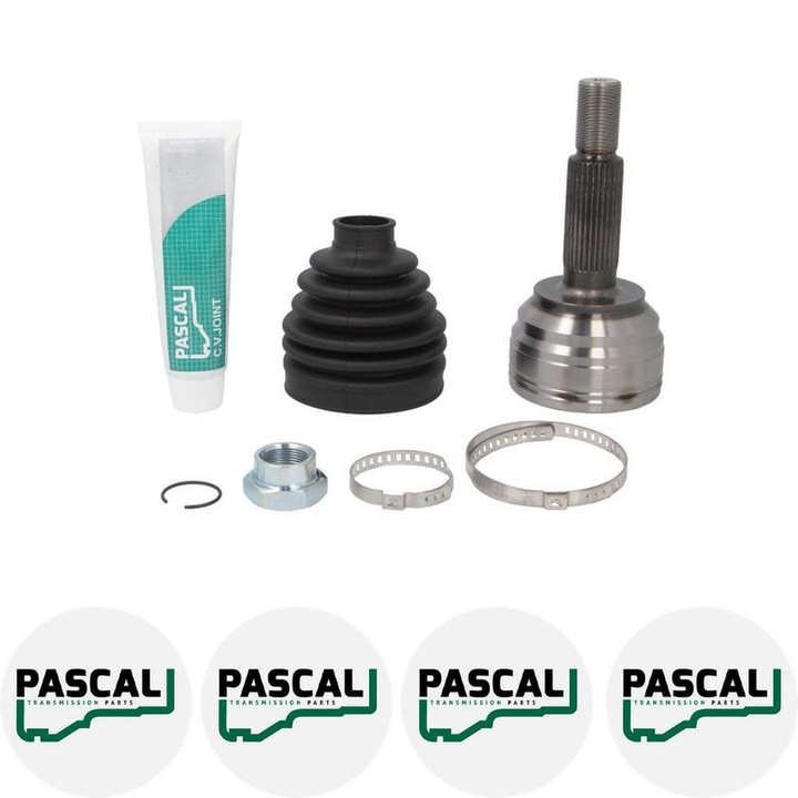 Cap planetara Set articulatie TESLA MODEL X (5YJX) 75D AWD L2S 2016/06 - n/a KW 386 CP 525 CMC n/a, Pascal G1T001PC, 4x Stickere