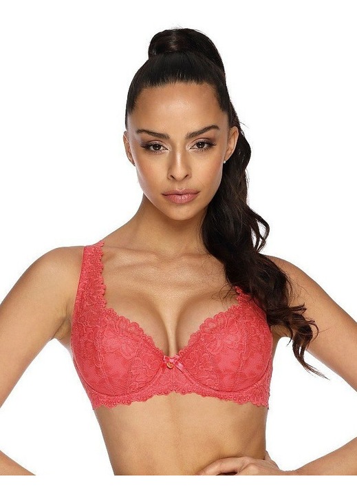 Дамски сутиен Mat, полиамид/полиестер/памук/полиуретан, червен