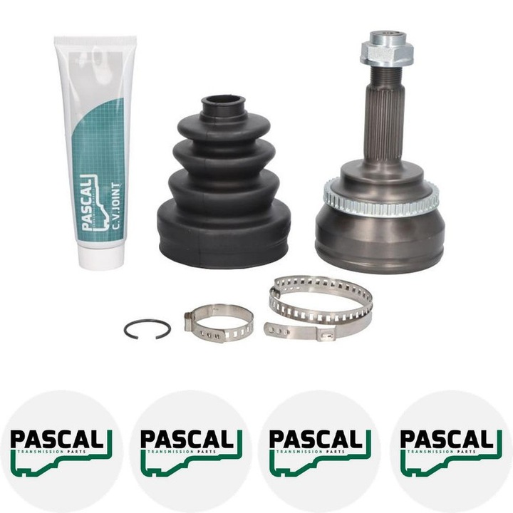 Cap planetara Set articulatie TOYOTA COROLLA (_E11_) 2.0 D-4D (CDE110_, CDE110R) 1CD-FTV 2000/09 - 2001/11 KW 66 CP 90 CMC 1995, Pascal G12088PC, 4x Stickere