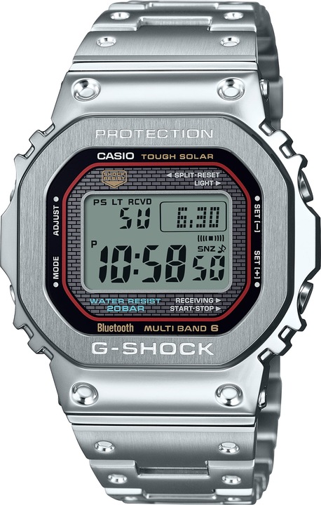 Ceasuri barbatesti Casio G-SHOCK GMW-B5000D-1CER, metalic, rezistent la apa