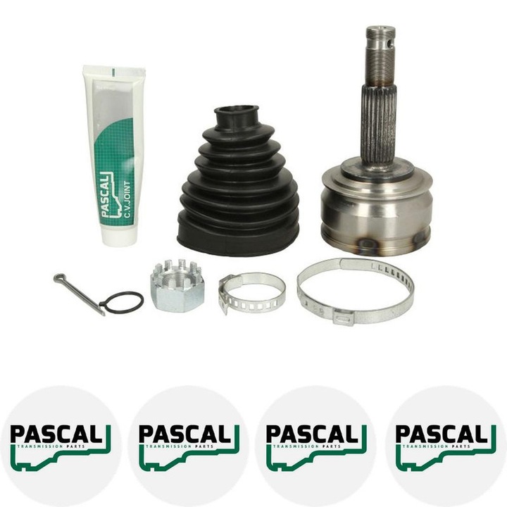 Cap planetara Set articulatie OPEL KADETT E Estate (T85) 1.3 N (C15, C35, D15, D35) 13 N, 13 NB 1984/09 - 1991/08 KW 44 CP 60 CMC 1297, Pascal G1X001PC, 4x Stickere