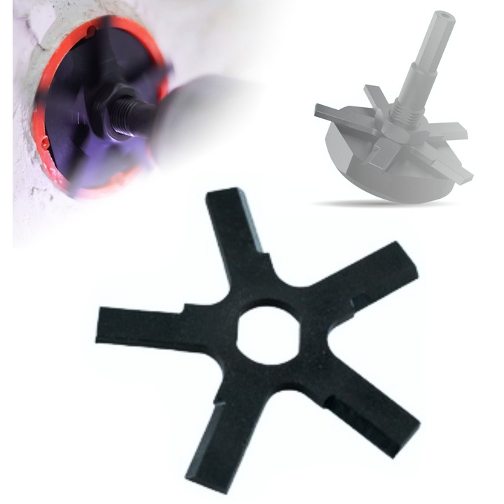 Burghiu Universal, SCROBER, 65 mm, pentru prize incastrate, utilizare cu bormasini si surubelnite fara fir