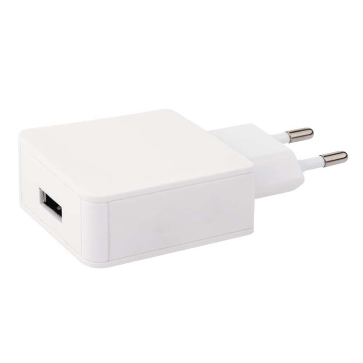 Emos Универсален USB адаптер за бързо зареждане, 3A, 18W, Бял