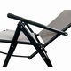 Sezlong pliabil de gradina din otel KLUGMEISTER KJF3792, pliabil, dimensiuni 165x48x115 cm, culoare gri