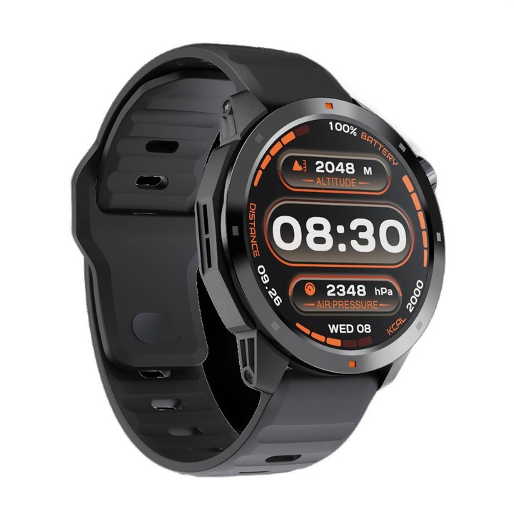 Ceas inteligent Kiano Watch Xtreme, GPS incorporat, IP68, incarcator magnetic