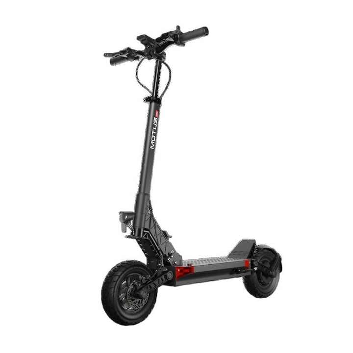 Електрическа тротинетка Motus Pro 10, 1000W, Батерия 18Ah 60V, 10 инча, тегло 22.7 кг, хидравлични спирачки