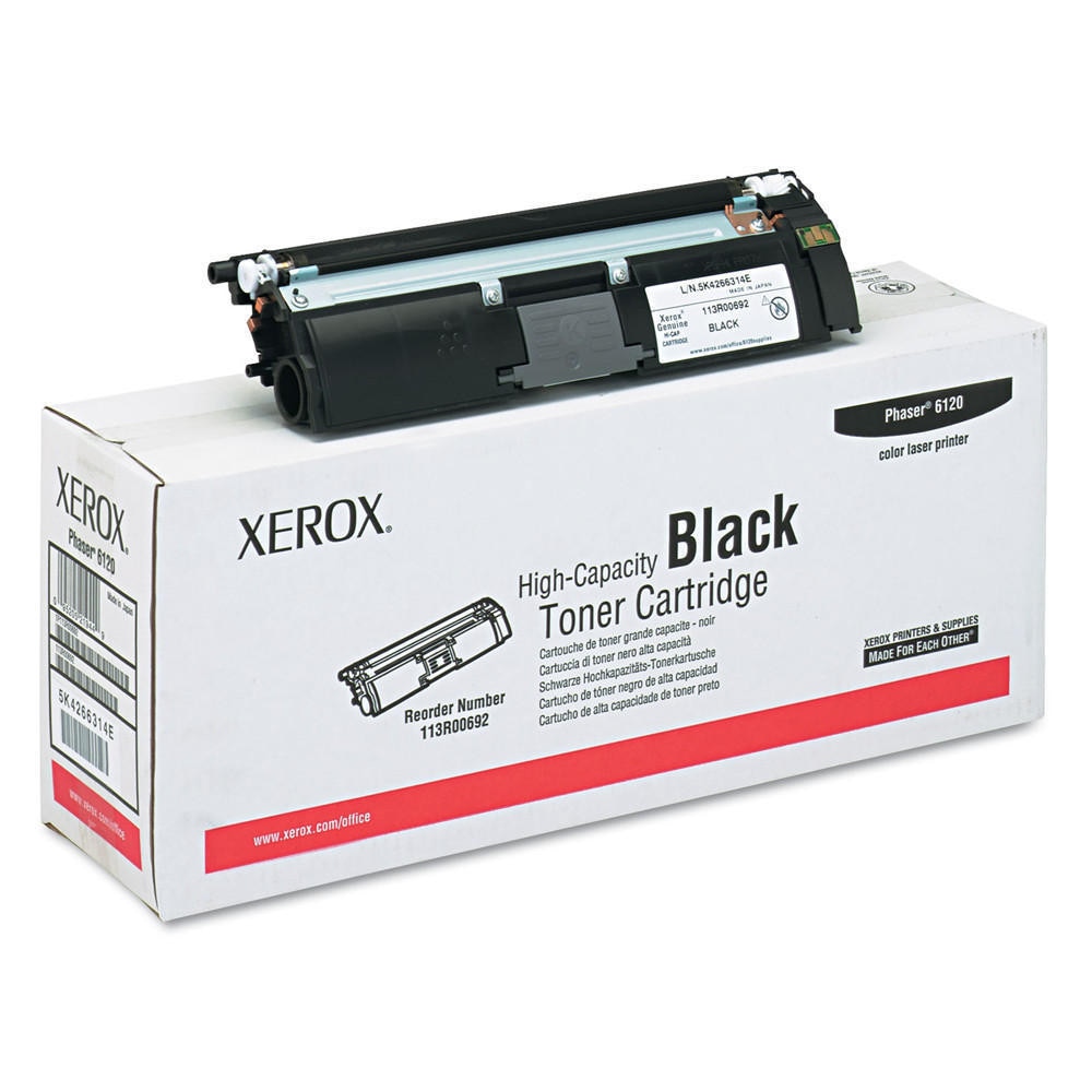 Cartus Toner Black ORIGINAL 113R00692 Xerox Phaser 6115 MFP, 6115 MFPD, 6115 MFP N, 6115 MFP VD, 6115 MFP VN, 6120, 6120 N, 6120 VN, 6210 (4 500 pagini)