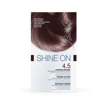 Vopsea tratament Fara Parafenilendiamina, fara Amoniac, fara Rezorcinol, fara Conservanti sintetici nr.4.5 BIONIKE SHINE ON Vopsea tratament Fara Parafenilendiamina, fara Amoniac, fara Rezorcinol, fara Conservanti sintetici nr.4.5 BIONIKE SHINE ON