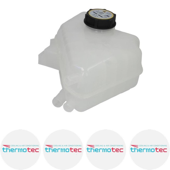 Vas expansiune lichid racire antigel pentru FORD FIESTA VI (CB1, CCN) 1.25 STJC, STJB, STJA, STJD 2008/06 - 2017/04 KW 44 CP 60 CMC 1242, THERMOTEC DBG027TT, 4 stickere