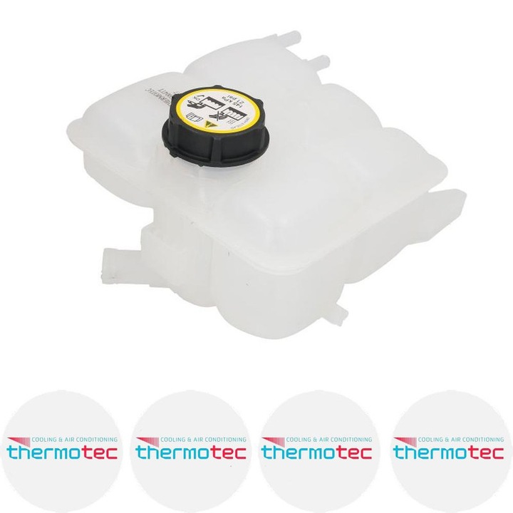 Vas expansiune lichid racire antigel pentru FORD C-MAX (DM2) 1.6 TDCi G8DB, G8DA, G8DD 2007/02 - 2010/09 KW 80 CP 109 CMC 1560, THERMOTEC DBG004TT, 4 stickere