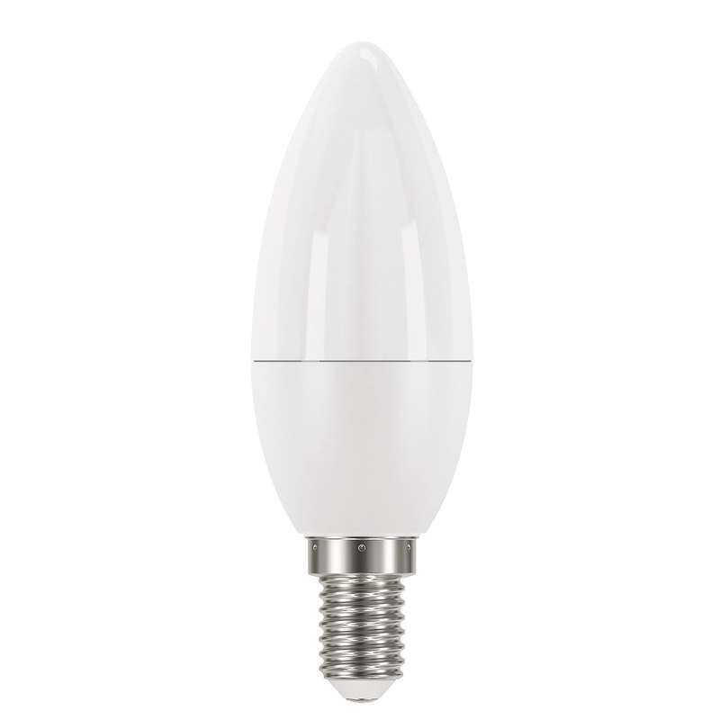 Bec LED ZQ3221, lumina neutra 4100K, 6W, 470lm, tip lumanare, E14, 30000 h functionare, garantie 3 ani, Emos