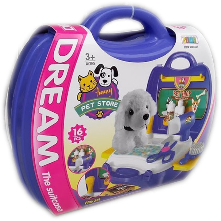 Детски комплект в куфарче Животни Kristaltoys
