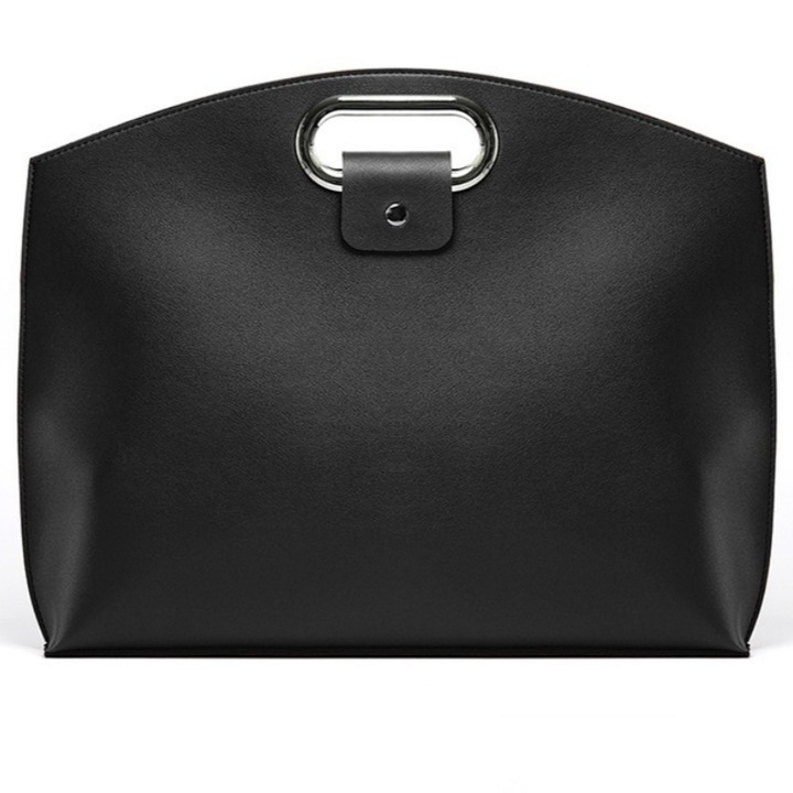 Geanta laptop UWOT, neagră, impermeabilă, rezistentă, 43x5x32cm, 13,3/14 inci