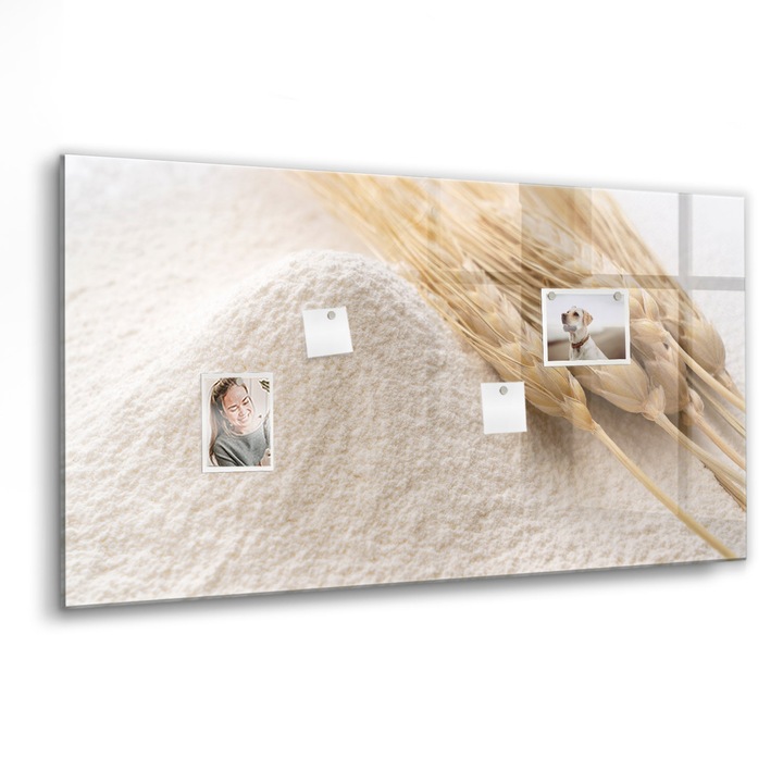 Mágneses tábla, Coloray, Liszt, Fehér, 120x60 cm, Fekete marker, 00028156