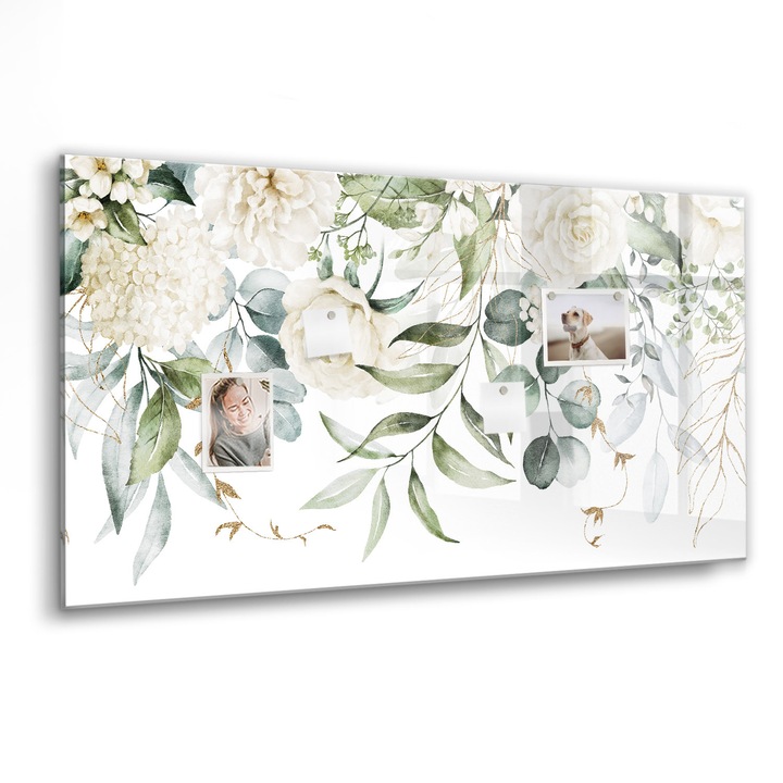 Mágneses tábla, Coloray, Természet, Zöld, 120x60 cm, Fekete marker, 00088307