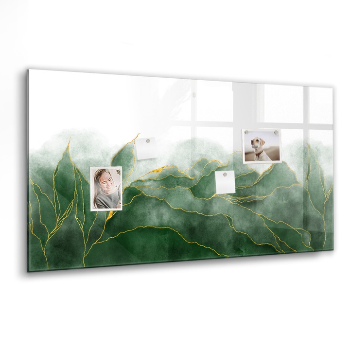 Mágneses tábla, Coloray, Absztrakciót hagy, Zöld, 120x60 cm, Fekete marker, 00088468