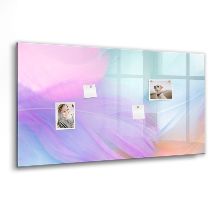 Mágneses tábla, Coloray, Színes tollak, Többszínű, 120x60 cm, Fekete marker, 00088512