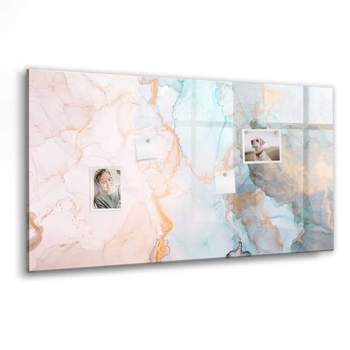 Mágneses tábla, Coloray, Absztrakt kép, Többszínű, 120x60 cm, Fekete marker, 00088551