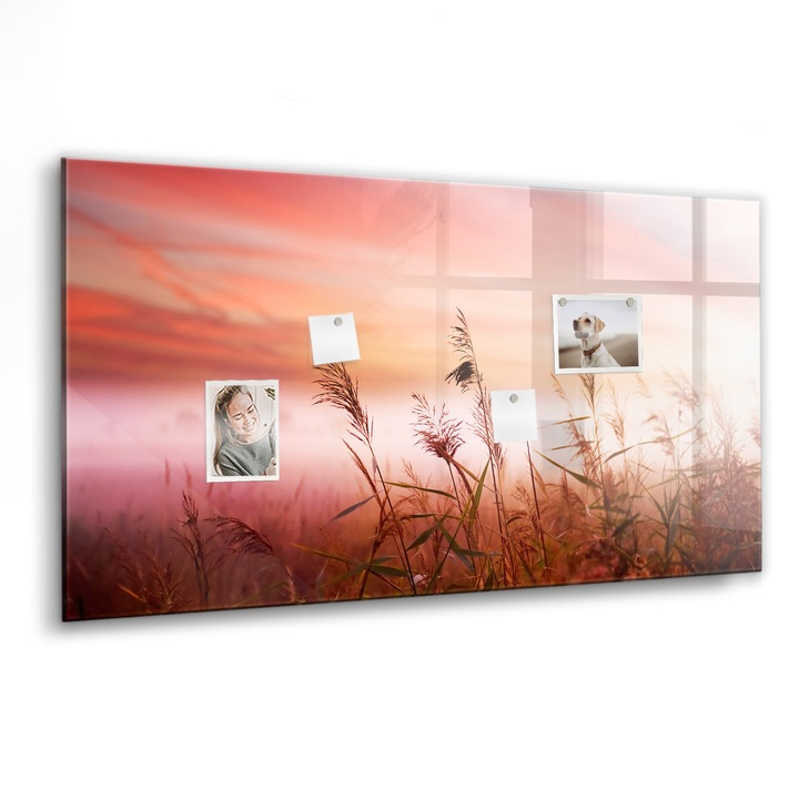 Mágneses tábla, Coloray, Ködös reggel, Többszínű, 120x60 cm, Fekete marker, 00026292