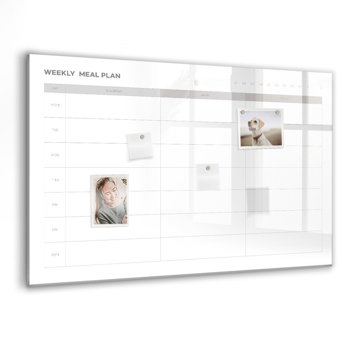 Mágneses tábla, Coloray, Egyszerű menü, Bézs, 90x60 cm, Fekete markers, 00260232