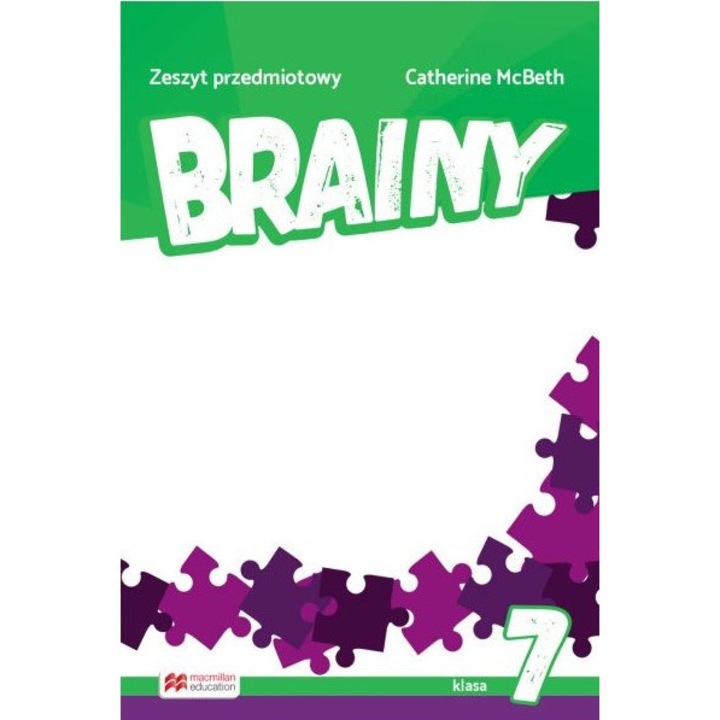 Manual pentru clasa 7, MACMILLAN, Brainy, 5 niveluri, 18 pagini exercitii, multicolor