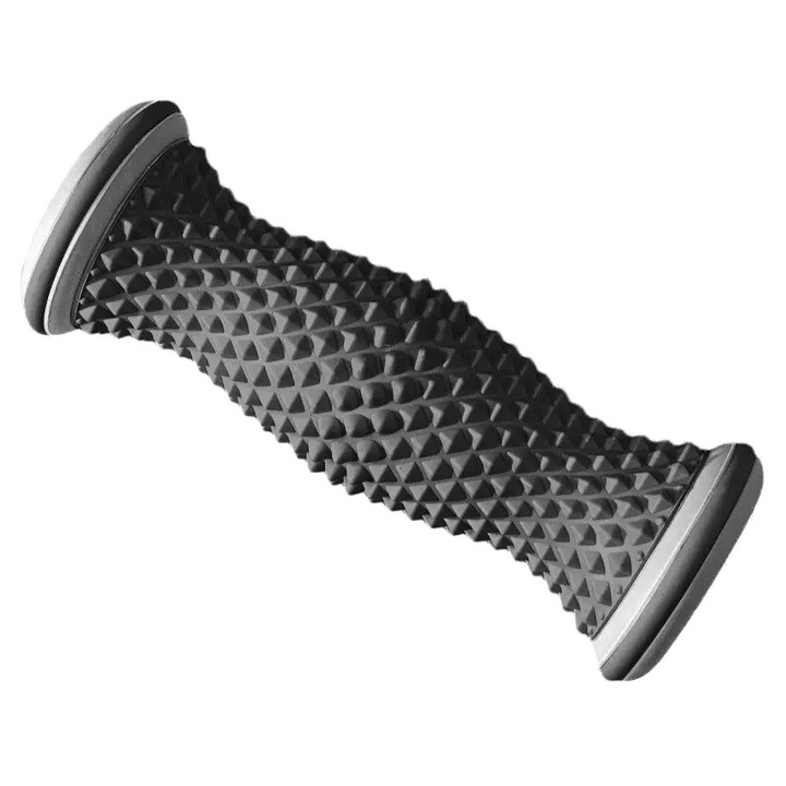 Aparate de masaj role pentru picioare, masor usor pentru arcul piciorului, role de masaj pentru muschi Deep Tissue, terapie Trigger Point pentru picioare pentru ameliorarea fasciitei plantare, durerii picioarelor pentru ameliorarea stresului, Negru