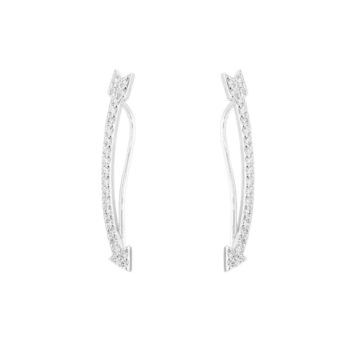 Fülbevaló Ezüst fülbevaló Climbers nyíl