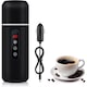 Fierbator Electric Auto Portabil MOSMAOO® 12V/24V, Incalzitor de cafea auto 420ml, cu agitare prin inductie magnetica incorporata pentru ceai, cafea, lapte, Pentru Calatorii, Negru