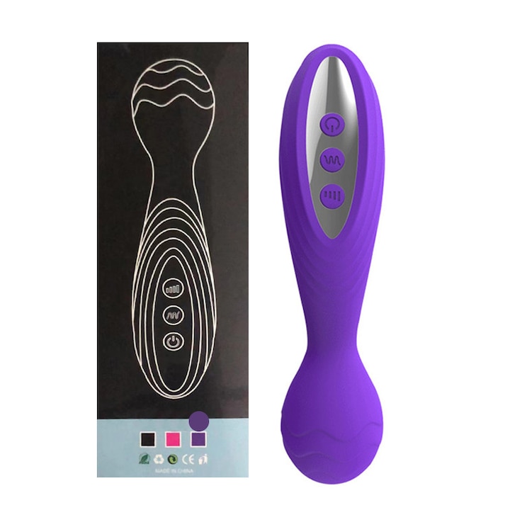 Vibrator sex stick violet 8 moduri vibratii puternice silentios