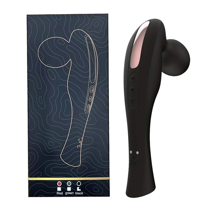 Fekete vibrátor 8 sebesség 20 mód applikáció vezérlés orvosi szilikon vízálló