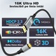Кабел USB-C la DisplayPort 2.1, 40Gbps, 16K@30Hz, 8K@120Hz, 4K@240Hz, 3 m, Rqiurpn