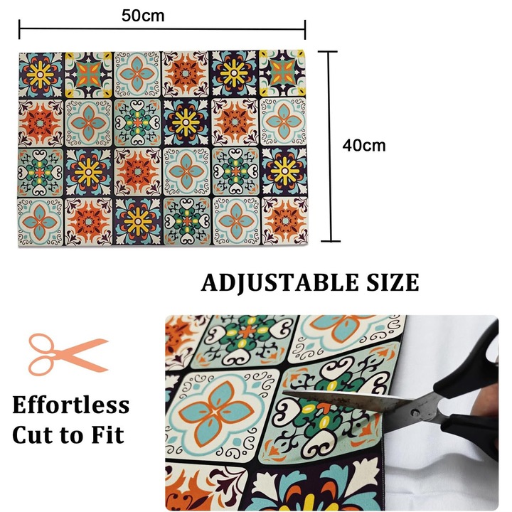 Suport pentru uscarea vaselor, CooTooLa, boho, ultra absorbant, antiderapant, 40x50cm