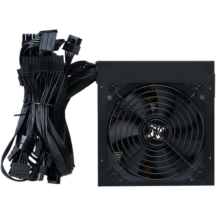 Sursa Serioux Energy 750W, Ventilator 12cm, ATX, material metal,cabluri: 20+4-pin, 1x4+4-pin, 2x6+2-pin, negru