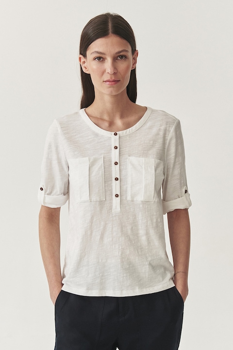 Tatuum, Bluza cu decolteu rotund, Alb